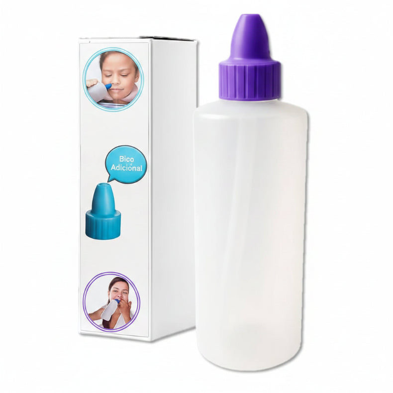FRASCO LAVAGEM NASAL. RESPIRE BEM 250ML