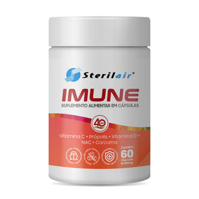 Sterilair Imune® 60 cápsulas - Cúrcuma, Vitamina C, NAC, Própolis Verde e Vitamina D