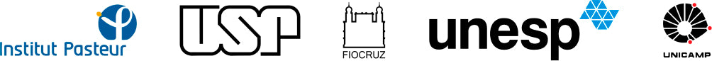 Institut Pasteur, USP, Fiocruz, Unesp e Unicamp